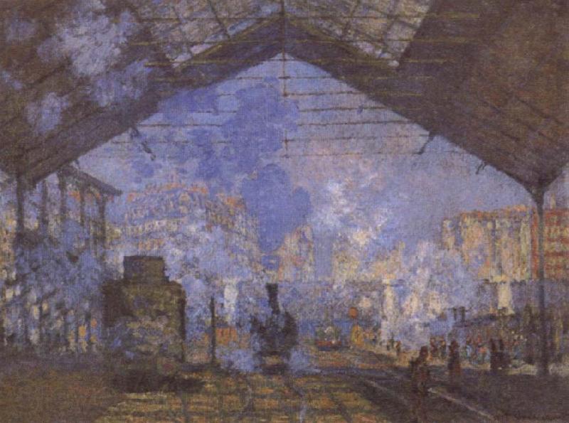 Claude Monet Gare Saint-Lazare Spain oil painting art